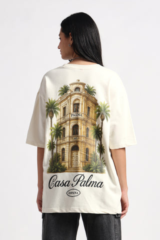 Vintage Spain Oversize T-shirt - Off White"
