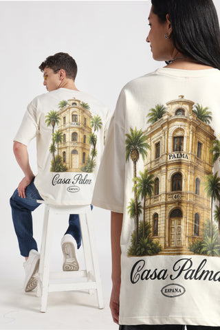 Vintage Spain Oversize T-shirt - Off White"