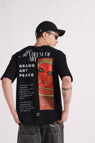 Museum of Art Oversize T-shirt - Black"