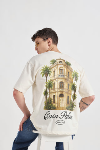 Vintage Spain Oversize T-shirt - Off White"