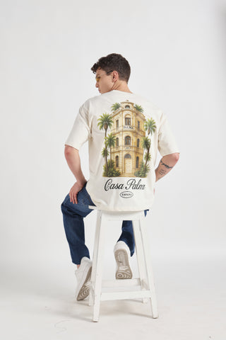 Vintage Spain Oversize T-shirt - Off White"
